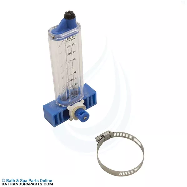 Rola Chem 1-1/2" PVC Vertical Mount Flow Meter (570341V)