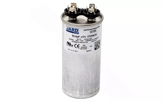 Super-Pro 50 MFD 370V Round Run Capacitor 12725